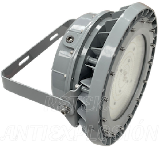 Lámpara LED anti explosión tipo UFO de 150 Watts certificada para uso en zonas clasificadas peligrosas y áreas marinas